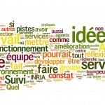 Nuage de mots illustrant l'ensemble des idées collectées pour Refresh 2014